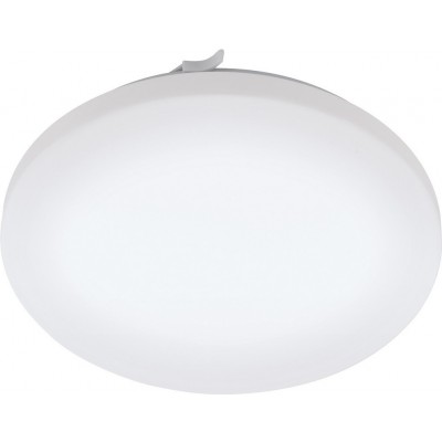 Plafón de interior Eglo Frania 17.5W 3000K Luz cálida. Forma Redonda Ø 33 cm. Cocina y baño. Estilo clásico. Acero y Plástico. Color blanco