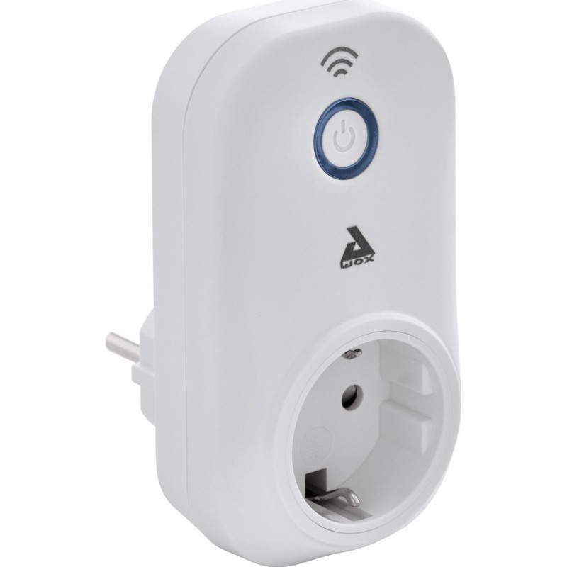 63,95 € 送料無料 | 照明器具 Eglo Connect Plug Plus 2300W 12×6 cm. プッシュボタン付きのスマートプラグ プラスチック. 白い カラー
