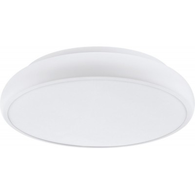 Indoor ceiling light Eglo Riodeva C 27W 2700K Very warm light. Spherical Shape Ø 44 cm. Kitchen and bathroom. Modern Style. Steel and plastic. White Color