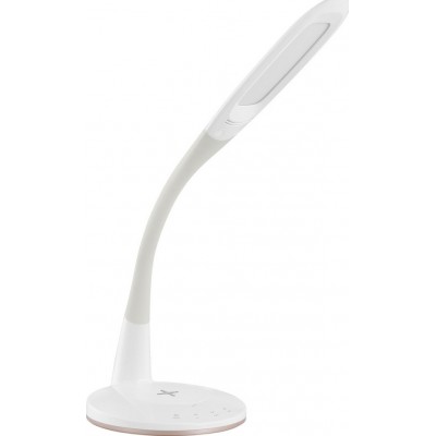 Lámpara de escritorio Eglo Trunca 3.7W 2700K Luz muy cálida. Forma Alargada 49 cm. Oficina y zona de trabajo. Estilo moderno y diseño. Plástico. Color blanco