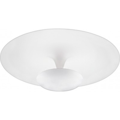 Ceiling lamp Eglo Romitello 16W 3000K Warm light. Conical Shape Ø 40 cm. Living room, dining room and bedroom. Design Style. Steel. White Color