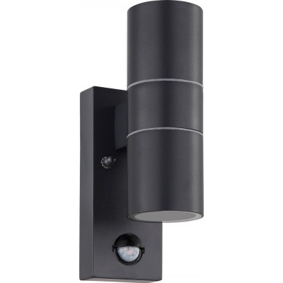 63,95 € Free Shipping | Outdoor wall light Eglo Riga 5 6W Cylindrical Shape 22×7 cm. Terrace, garden and pool. Modern and design Style. Steel, galvanized steel and glass. Anthracite and black Color