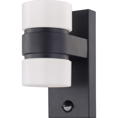 82,95 € Free Shipping | Outdoor wall light Eglo Atollari 12W 3000K Warm light. Cylindrical Shape 23×10 cm. Terrace, garden and pool. Modern and design Style. Aluminum and plastic. Anthracite, white and black Color