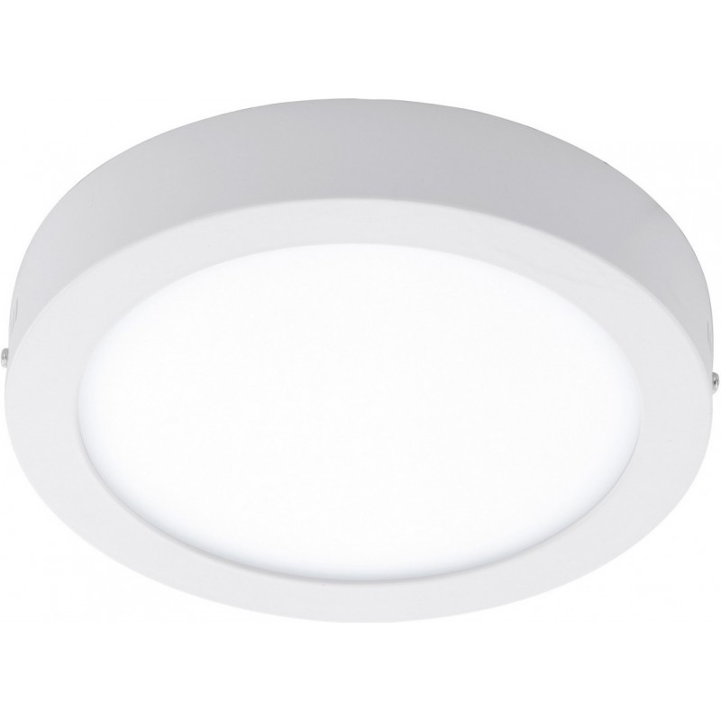 55,95 € Free Shipping | Outdoor lamp Eglo Argolis 16.5W 3000K Warm light. Round Shape Ø 22 cm. Wall and ceiling lamp Terrace, garden and pool. Modern and design Style. Aluminum and plastic. White Color