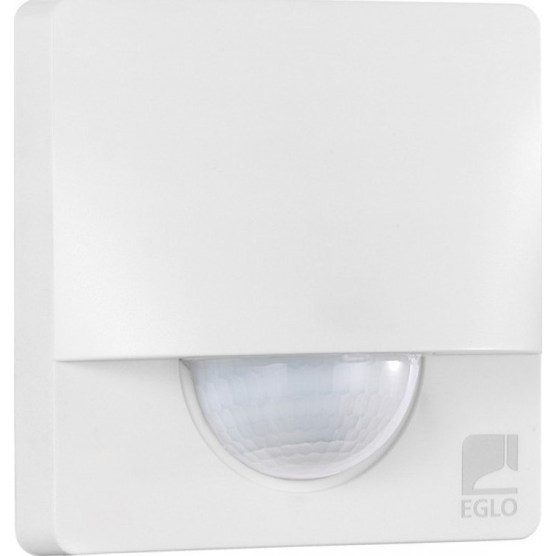34,95 € Free Shipping | Lighting fixtures Eglo Detect Me 3 Cubic Shape 10×10 cm. Motion detector device Modern and design Style. Plastic. White Color