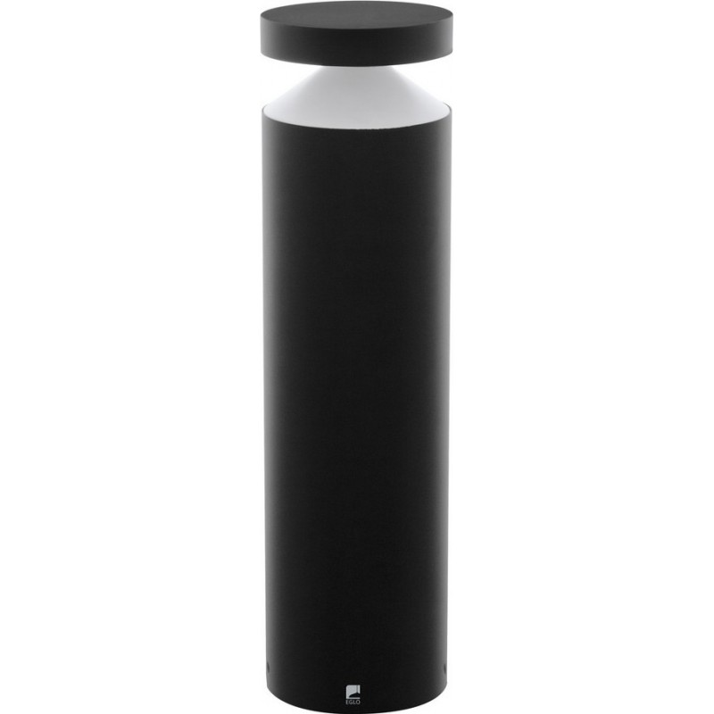88,95 € Free Shipping | Luminous beacon Eglo Melzo 11W 3000K Warm light. Cylindrical Shape Ø 13 cm. Socket lamp Terrace, garden and pool. Modern and design Style. Aluminum and plastic. Black Color