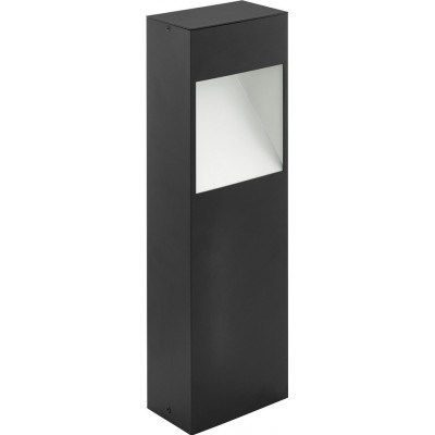 66,95 € Free Shipping | Luminous beacon Eglo Manfria 10W 3000K Warm light. Cubic Shape 38×14 cm. Socket lamp Terrace, garden and pool. Modern and design Style. Aluminum. Anthracite, white and black Color