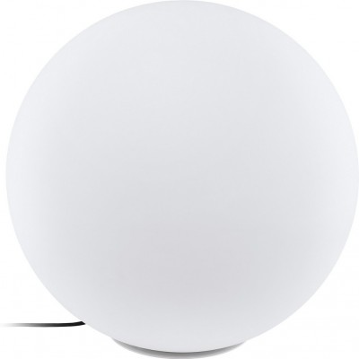 233,95 € Free Shipping | Furniture with lighting Eglo Monterolo C 9W E27 LED RGBTW A60 Spherical Shape Ø 60 cm. Floor lamp Terrace, garden and pool. Modern and design Style. Plastic. White Color