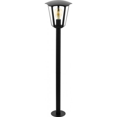 75,95 € Free Shipping | Streetlight Eglo Monreale 60W Conical Shape Ø 23 cm. Floor lamp Terrace, garden and pool. Modern and design Style. Aluminum and plastic. Black Color