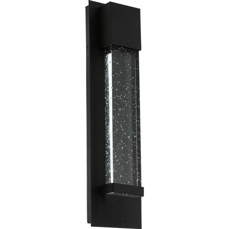 112,95 € Free Shipping | Outdoor wall light Eglo Villagrazia 6.5W 3000K Warm light. Extended Shape 30×12 cm. Terrace, garden and pool. Modern, design and cool Style. Aluminum and Glass. Black Color
