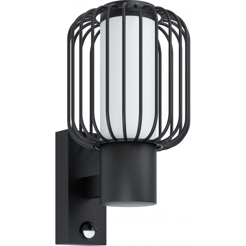73,95 € Free Shipping | Outdoor wall light Eglo Ravello 28W Cylindrical Shape 32×17 cm. Terrace, garden and pool. Modern, design and cool Style. Steel, Galvanized steel and Plastic. White and black Color