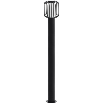 89,95 € Free Shipping | Streetlight Eglo Ravello 28W Ø 16 cm. Steel, galvanized steel and plastic. White and black Color