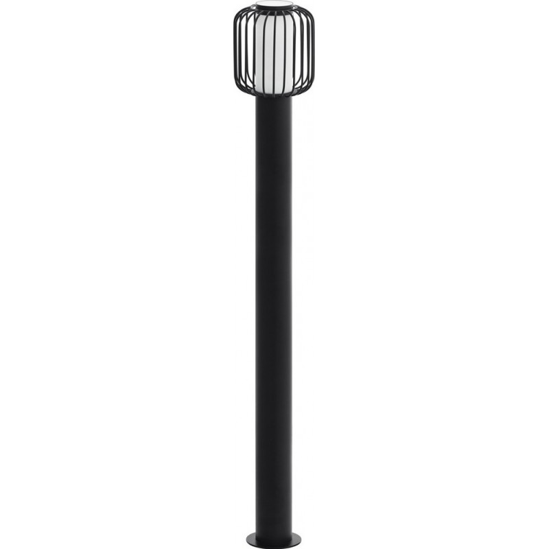 89,95 € Free Shipping | Streetlight Eglo Ravello 28W Ø 16 cm. Steel, galvanized steel and plastic. White and black Color