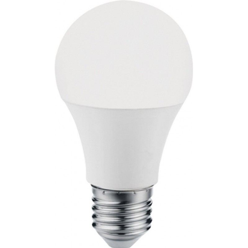 9,95 € Free Shipping | LED light bulb Eglo LM LED E27 12W E27 LED A60 4000K Neutral light. Spherical Shape Ø 6 cm. Plastic. Opal Color