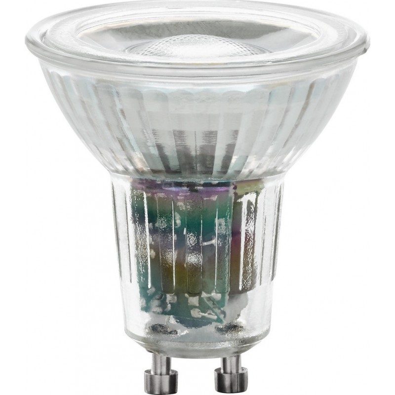 5,95 € Free Shipping | LED light bulb Eglo LM LED GU10 5W GU10 LED 3000K Warm light. Conical Shape Ø 5 cm. Glass