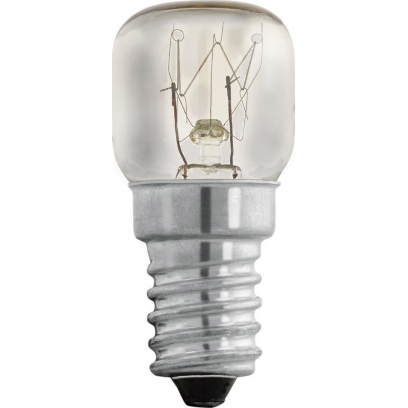 1,95 € Free Shipping | LED light bulb Eglo Lm_Hal_E14 15W E14 HALOGEN T22 2200K Very warm light. Cylindrical Shape Ø 2 cm