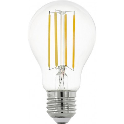 Ampoule LED Eglo LM LED E27 8W E27 LED A60 2700K Lumière très chaude. Façonner Sphérique Ø 6 cm. Verre