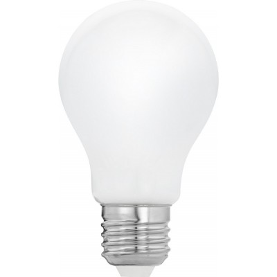 LED電球 Eglo LM LED E27 7W E27 LED A60 2700K とても暖かい光. 球状 形状 Ø 6 cm. ガラス. オパール カラー