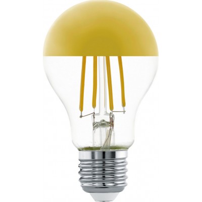 Lampadina LED Eglo LM LED E27 7W E27 LED A60 2700K Luce molto calda. Forma Sferica Ø 6 cm. Bicchiere. Colore d'oro