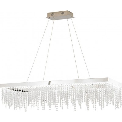 825,95 € Envoi gratuit | Lampe à suspension Eglo Stars of Light Antelao 39W 4000K Lumière neutre. 150×115 cm. Acier et cristal. Couleur chromé et argent