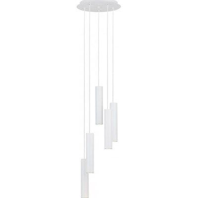 Lampe à suspension Eglo Terrasini 25W Ø 35 cm. Acier. Couleur blanc