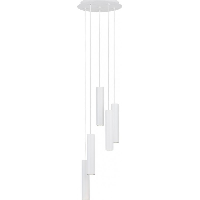Lampada a sospensione Eglo Terrasini 25W Ø 35 cm. Acciaio. Colore bianca