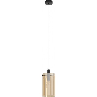 87,95 € Spedizione Gratuita | Lampada a sospensione Eglo Stars of Light Polverara 40W Ø 18 cm. Acciaio. Colore arancia e nero