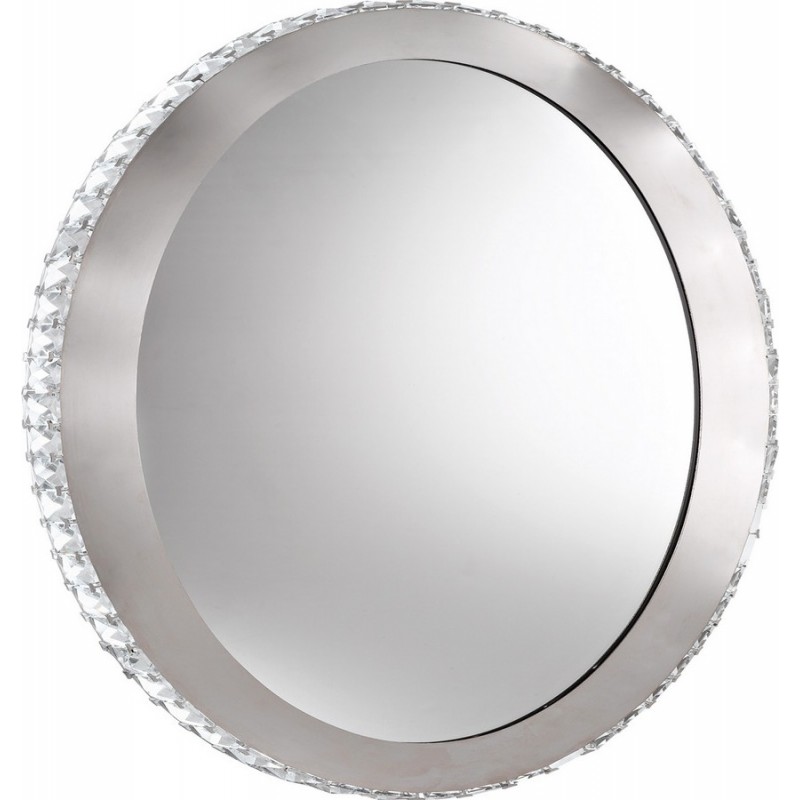 Indoor wall light Eglo Toneria 36W 4000K Neutral light. Round Shape Ø 65 cm. Mirror lamp Kitchen and bathroom. Modern and design Style. Steel, stainless steel and crystal. Plated chrome and silver Color