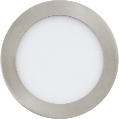 室内嵌入式照明 Eglo Fueva 1 10.9W 4000K 中性光. 圆形的 形状 Ø 17 cm. 现代的 风格. 金属 和 塑料. 白色的, 镍 和 亚光镍 颜色