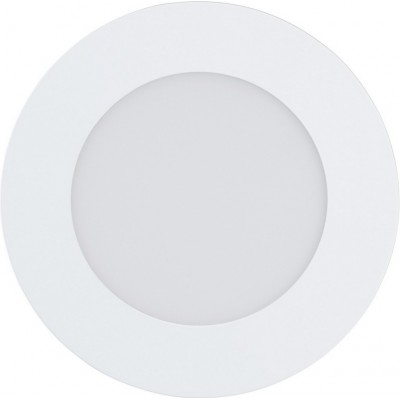室内嵌入式照明 Eglo Fueva C 5.2W 2700K 非常温暖的光. 圆形的 形状 Ø 12 cm. 经典的 风格. 金属 和 塑料. 白色的 颜色