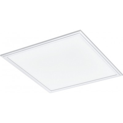 Panel LED Eglo Salobrena RGBW 21W LED 4000K Luz neutra. Forma Cuadrada 45×45 cm. Luminaria de celosía Estilo moderno. Aluminio y Plástico. Color blanco