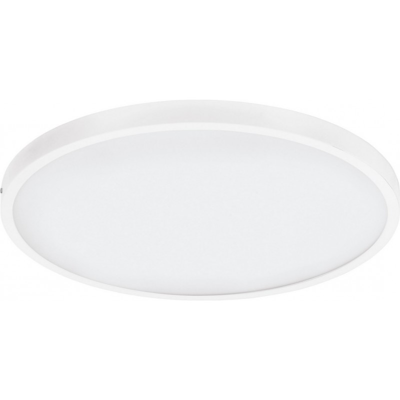 183,95 € 免费送货 | LED面板 Eglo Fueva 1 25W LED 3000K 暖光. 圆形的 形状 Ø 50 cm. 现代的 风格. 铝 和 塑料. 白色的 颜色