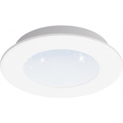Deckenlampe Eglo Fiobbo 5W 3000K Warmes Licht. Sphärisch Gestalten Ø 12 cm. Küche und bad. Modern Stil. Stahl und Plastik. Weiß Farbe
