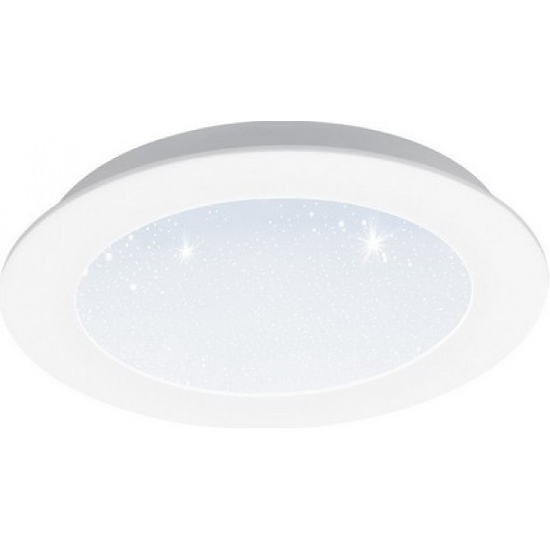 44,95 € Envío gratis | Plafón de interior Eglo Fiobbo 10W 3000K Luz cálida. Forma Esférica Ø 17 cm. Cocina y baño. Estilo moderno. Acero y Plástico. Color blanco