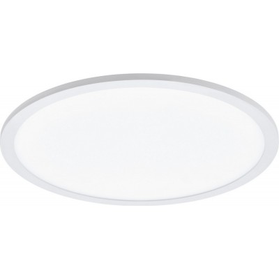 室内顶灯 Eglo Sarsina C 21W 2700K 非常温暖的光. 圆形的 形状 Ø 45 cm. 厨房 和 浴室. 现代的 风格. 铝 和 塑料. 白色的 颜色