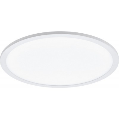 Luz de teto interna Eglo Sarsina C 21W 2700K Luz muito quente. Forma Redondo Ø 45 cm. Cozinha e banheiro. Estilo moderno. Alumínio e Plástico. Cor branco