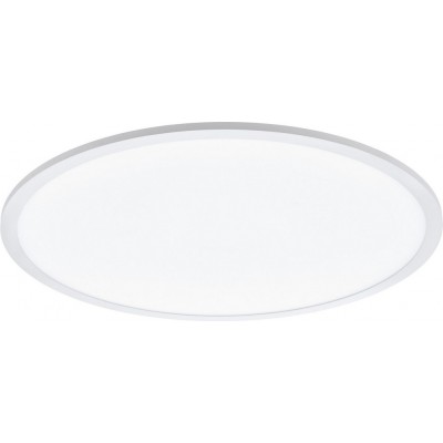 Indoor ceiling light Eglo Sarsina C 34W 2700K Very warm light. Round Shape Ø 60 cm. Kitchen and bathroom. Modern Style. Aluminum and plastic. White Color