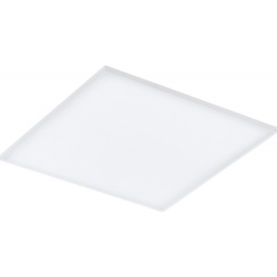 Plafón de interior Eglo Turcona 33W 3000K Luz cálida. Forma Alargada 60×60 cm. Estilo moderno. Acero y Plástico. Color blanco y satinado