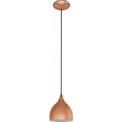 Hängelampe Eglo Coretto 2 60W Konische Gestalten Ø 17 cm. Wohnzimmer, küche und esszimmer. Modern und design Stil. Stahl. Kupfer und golden Farbe