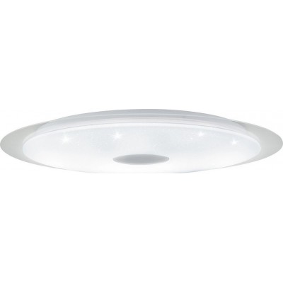 室内顶灯 Eglo Moratica A 2700K 非常温暖的光. 球形 形状 Ø 76 cm. 现代的 风格. 钢, 塑料 和 纸. 白色的 和 银 颜色