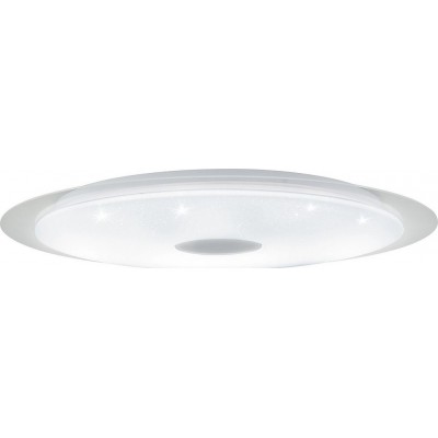 169,95 € Envio grátis | Luz de teto interna Eglo Moratica A 2700K Luz muito quente. Ø 76 cm. Aço, plástico e papel. Cor branco e prata