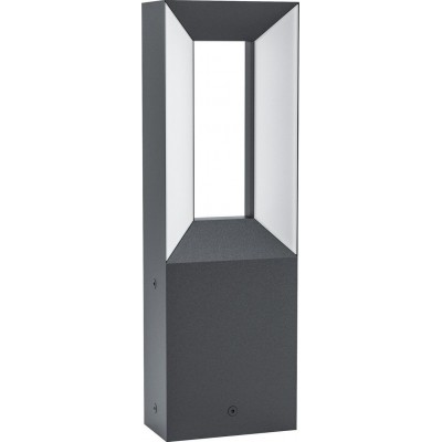 108,95 € Free Shipping | Luminous beacon Eglo Riforano Cubic Shape 34×11 cm. Terrace, garden and pool. Modern and design Style. Aluminum and plastic. White and black Color