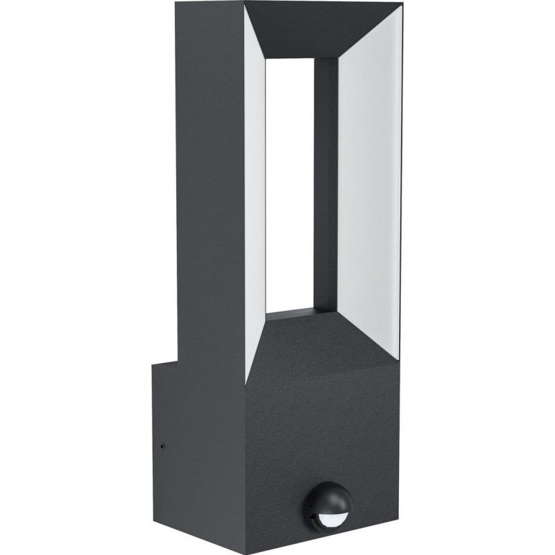 101,95 € Free Shipping | Outdoor wall light Eglo Riforano Cubic Shape 29×11 cm. Terrace, garden and pool. Modern, design and cool Style. Aluminum and plastic. White and black Color