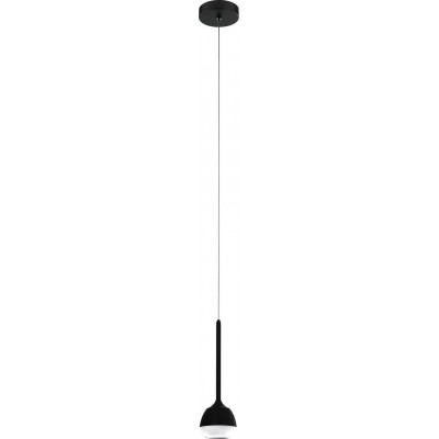 65,95 € Envio grátis | Lâmpada pendurada Eglo Stars of Light Nucetto Ø 8 cm. Aço e plástico. Cor preto