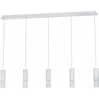 278,95 € Free Shipping | Hanging lamp Eglo Stars of Light Bernabetta 150×117 cm. Steel and plastic. White Color