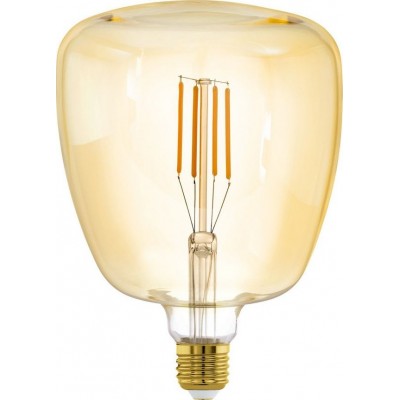 LED電球 Eglo 4W E27 LED 2200K とても暖かい光. キュービック 形状 Ø 14 cm