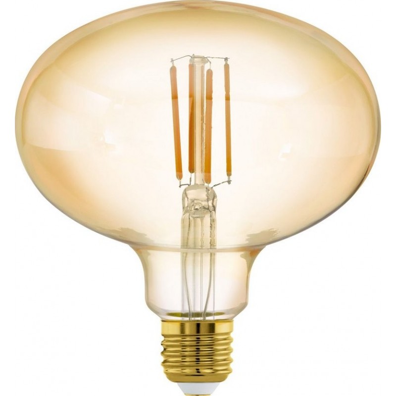 25,95 € Бесплатная доставка | Светодиодная лампа Eglo 4W E27 LED 2200K Очень теплый свет. Сферический Форма Ø 14 cm