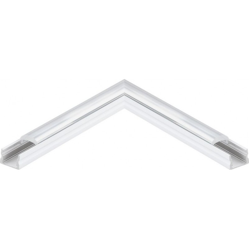11,95 € Envío gratis | Accesorios de iluminación Eglo Surface Profile 3 11 cm. Perfilería de superficie para iluminación Aluminio. Color blanco