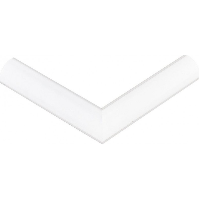 8,95 € Spedizione Gratuita | Apparecchi di illuminazione Eglo Corner Profile 1 11 cm. Profili per illuminazione Alluminio. Colore bianca