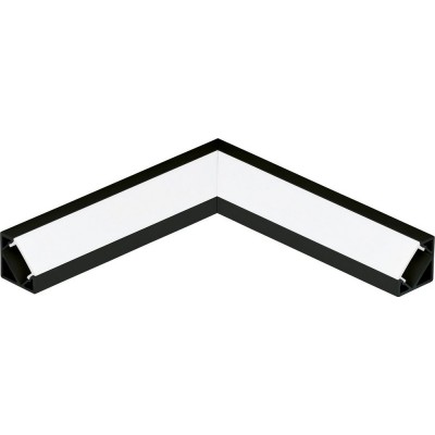 Accesorios de iluminación Eglo Corner Profile 2 11 cm. Perfilería para iluminación Aluminio. Color negro
